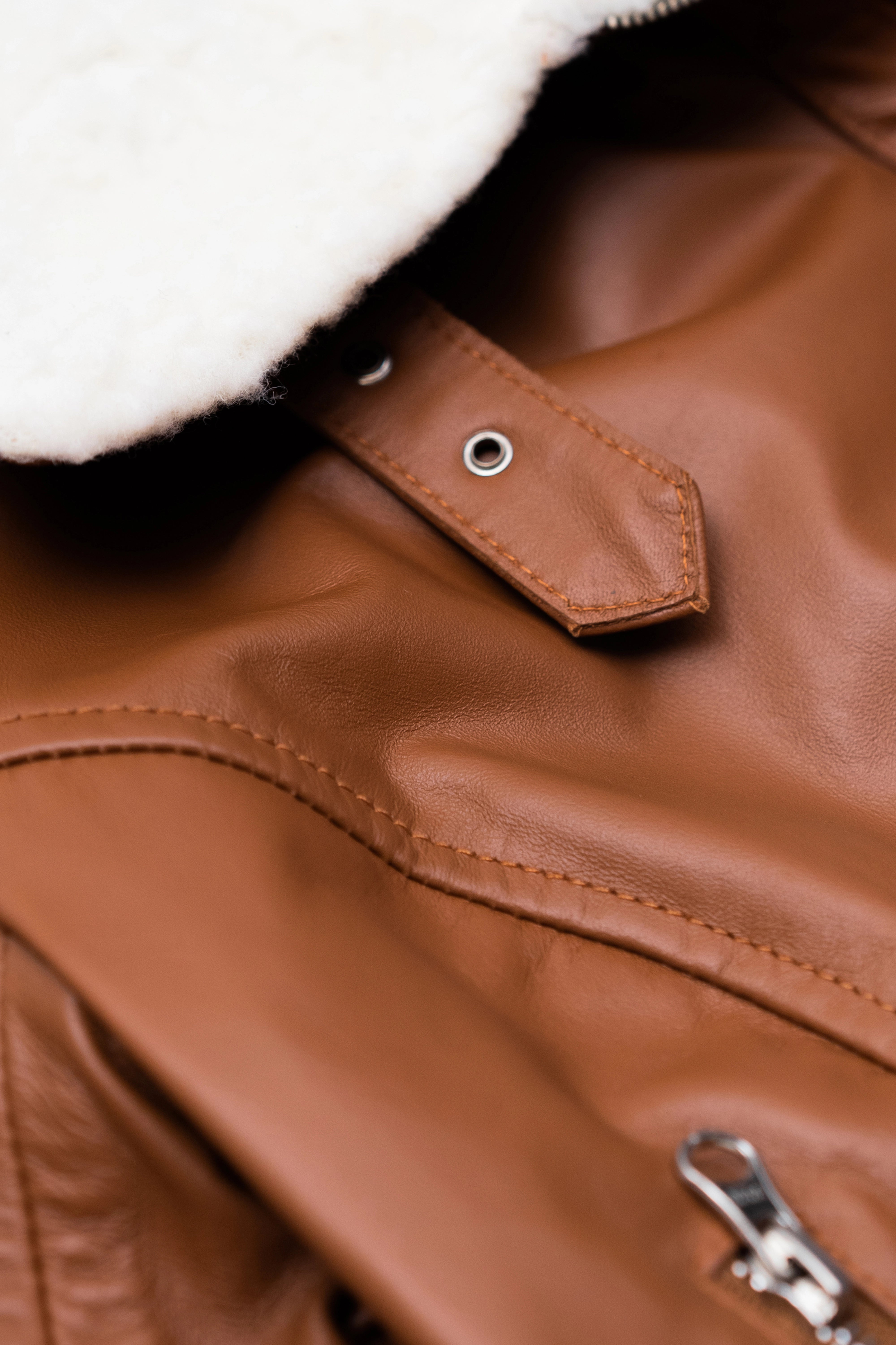 Biker Diamond Quilted Leather Jacket